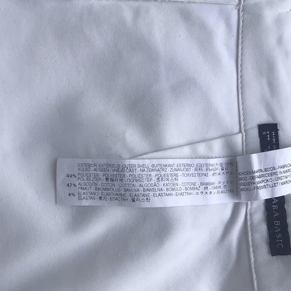 Zara white envelope skort - Picture 7 of 12